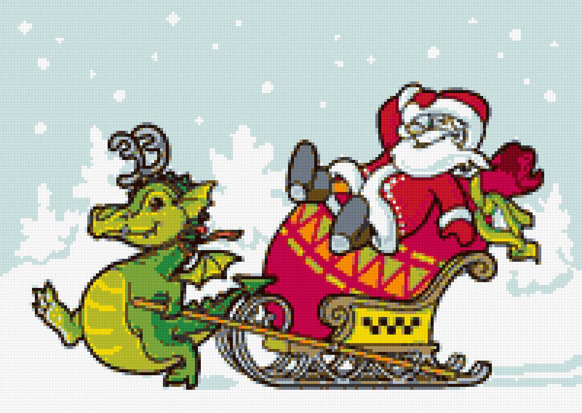 Новогодний дракон 3 - предпросмотр