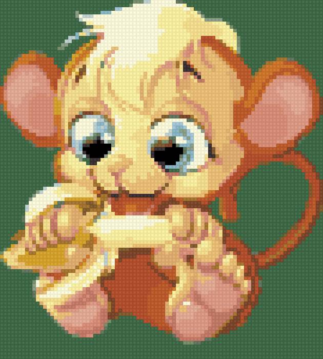 Обезьянка - детская картинка рисунок - предпросмотр