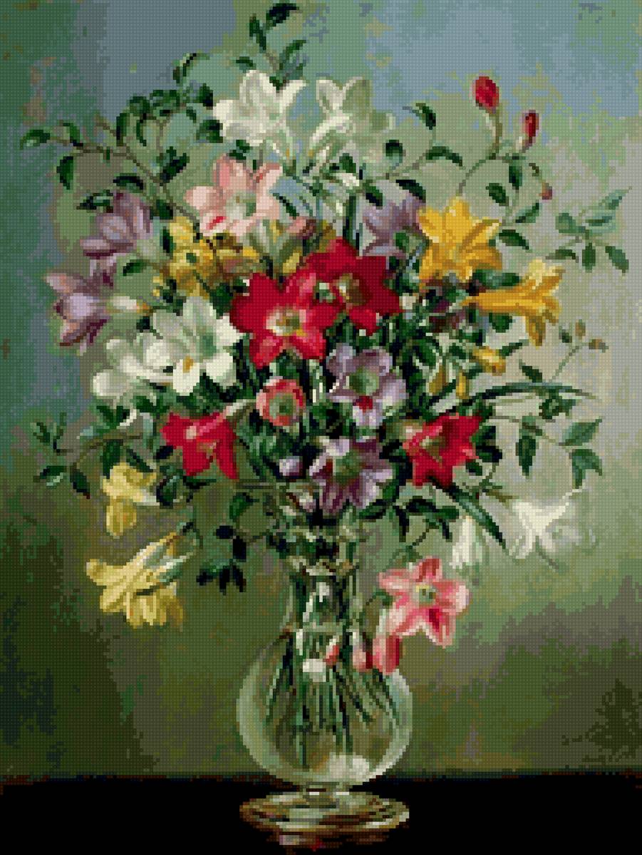 букет фрезии - предпросмотр