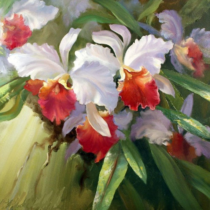 подушка орхидеи - оригинал