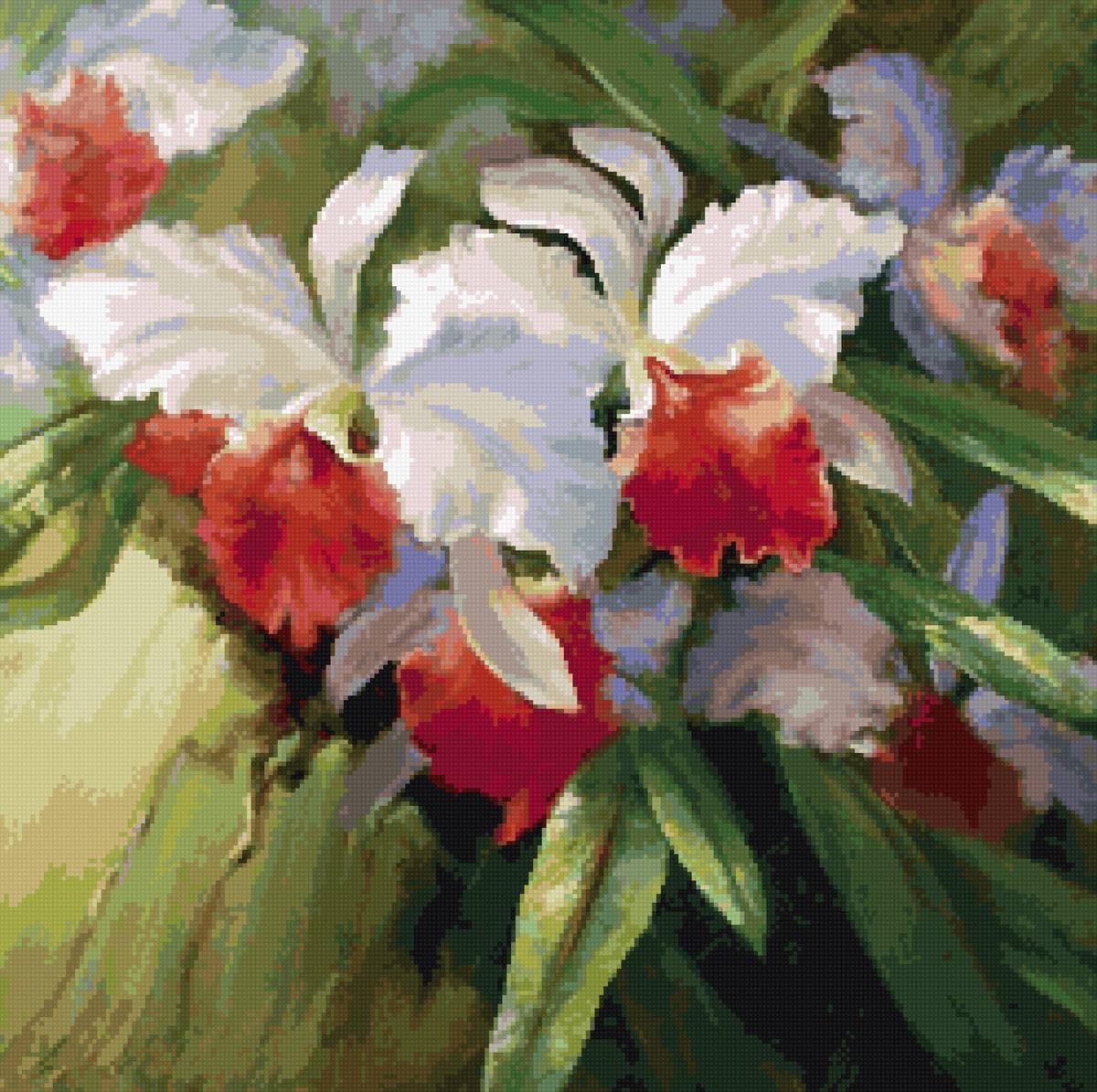 подушка орхидеи - предпросмотр