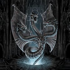 Схема вышивки «Дракон.»