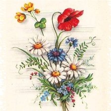Схема вышивки «букетик»