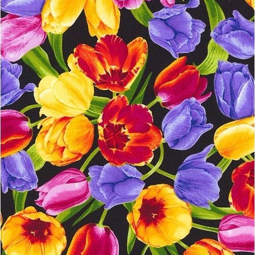 подушка тюльпаны - оригинал