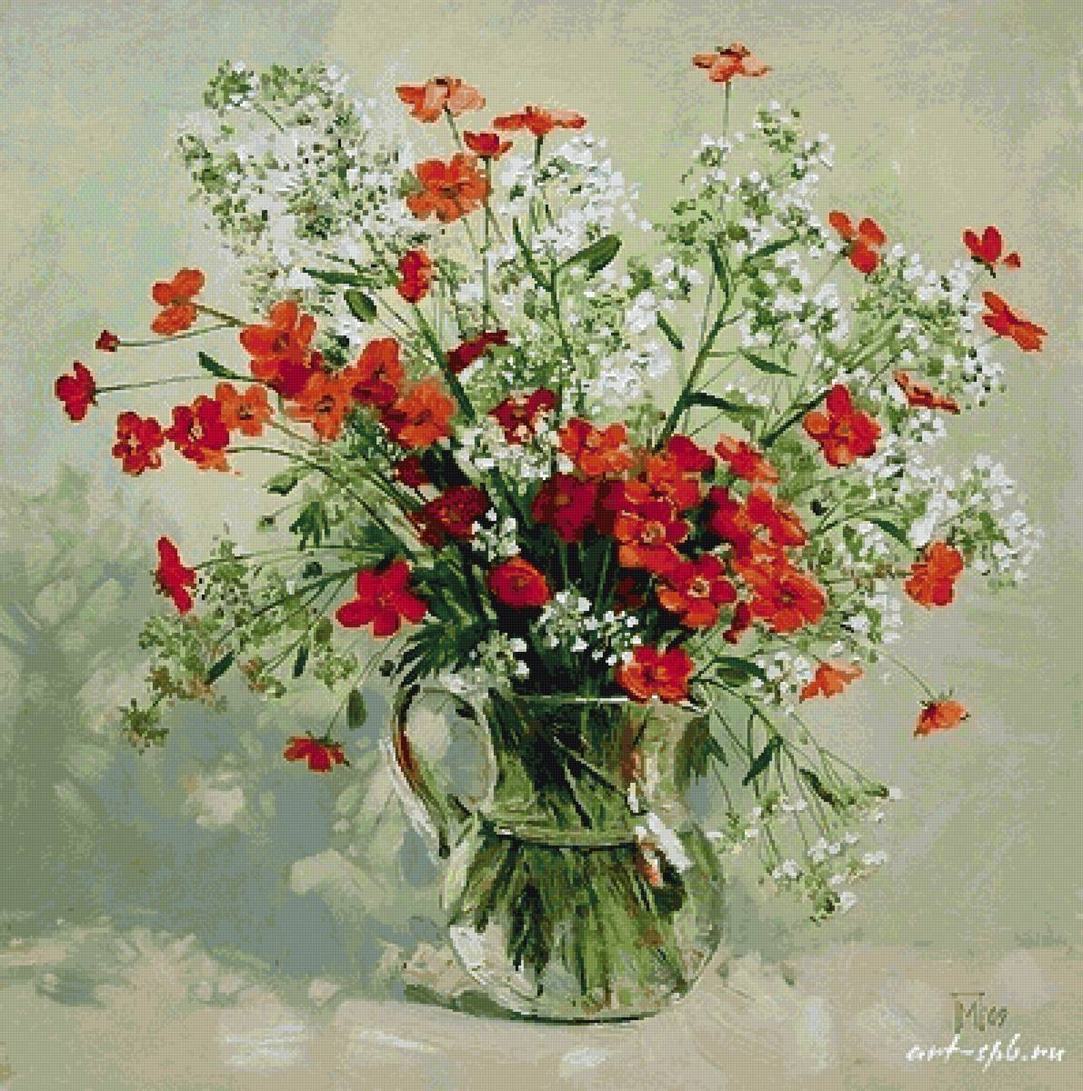 Букет. Мария Павлова - цветы, букет, мария павлова - предпросмотр