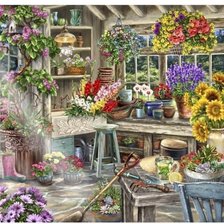 Схема вышивки «Nông trại»