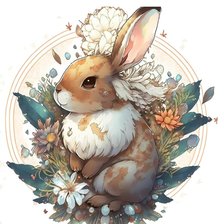 Схема вышивки «konijntje»