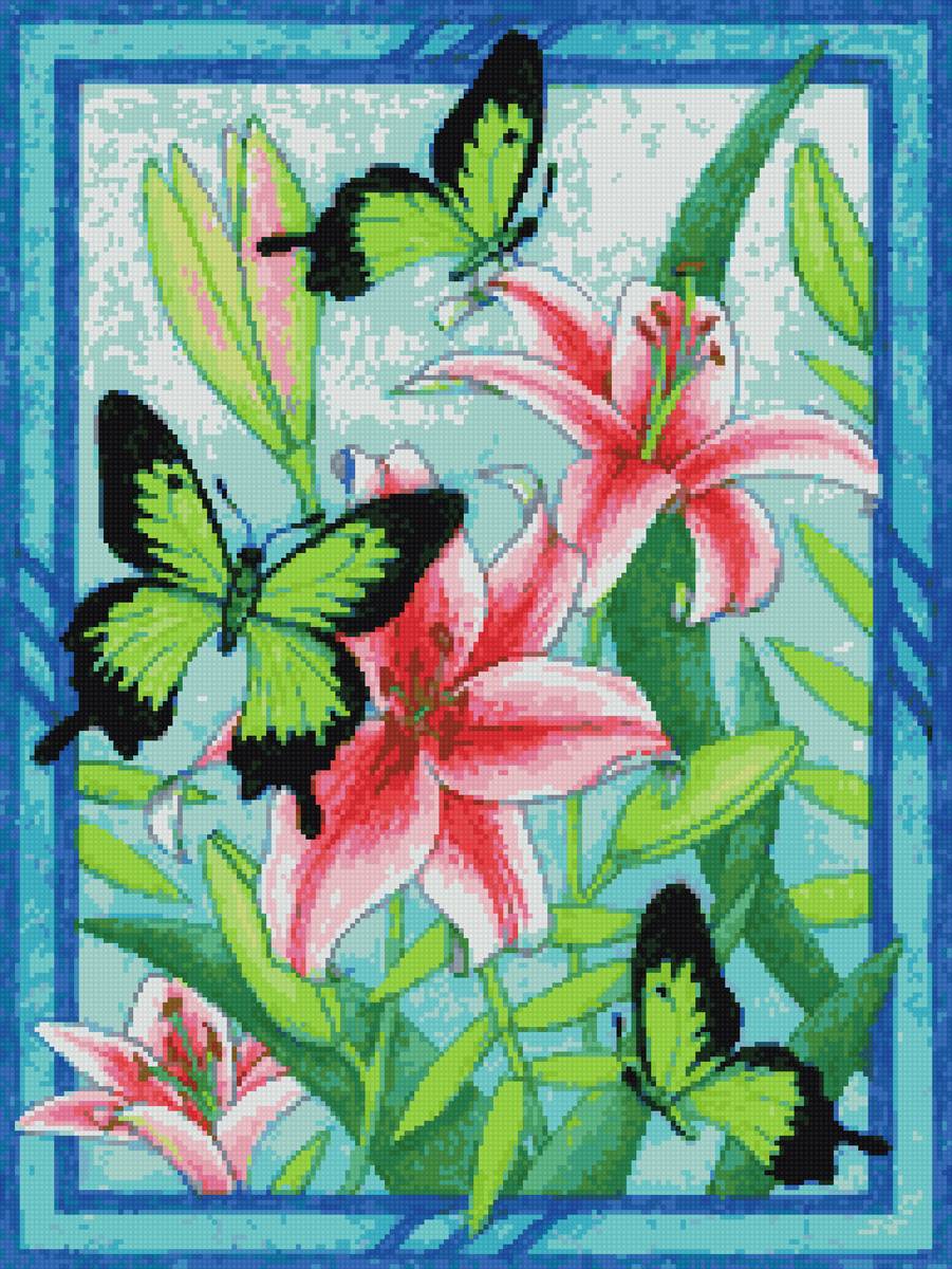 подушка бабочки - предпросмотр