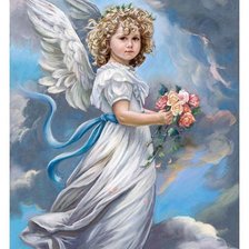 Схема вышивки «Ангел»