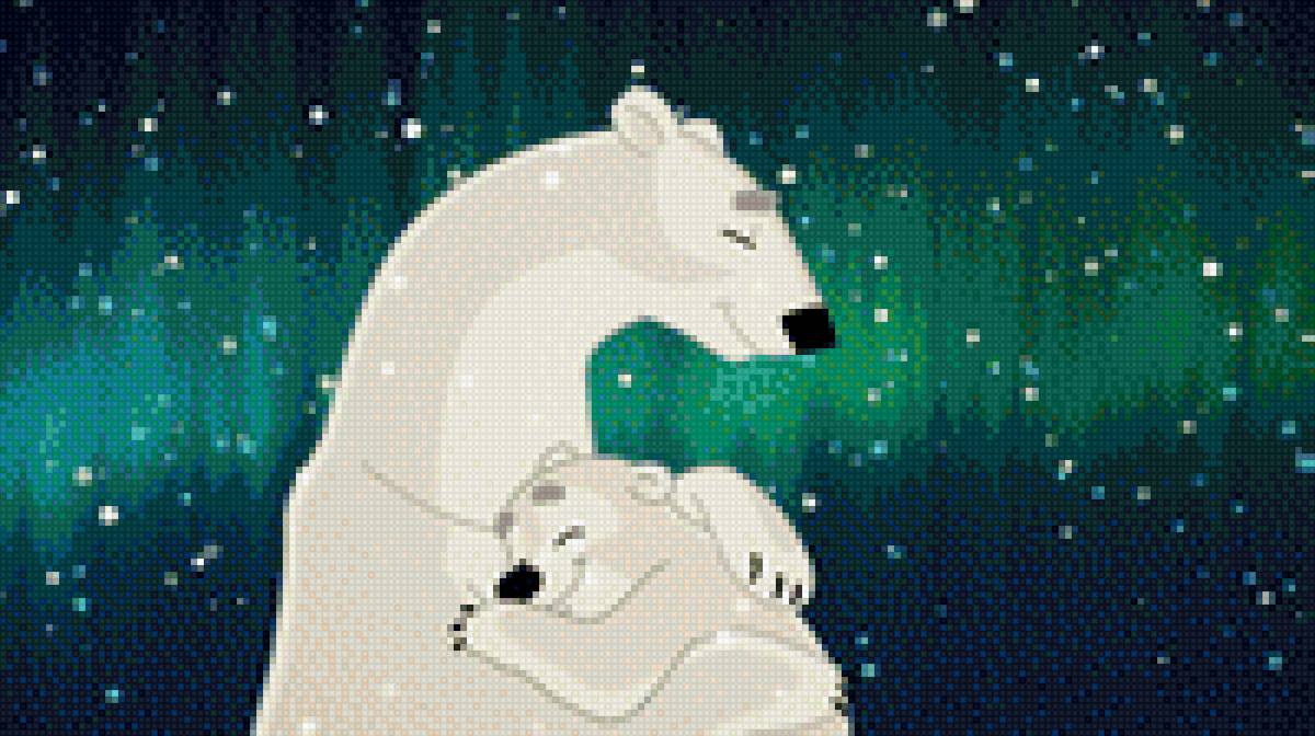 Умка с мамой - медвежонок, умка - предпросмотр