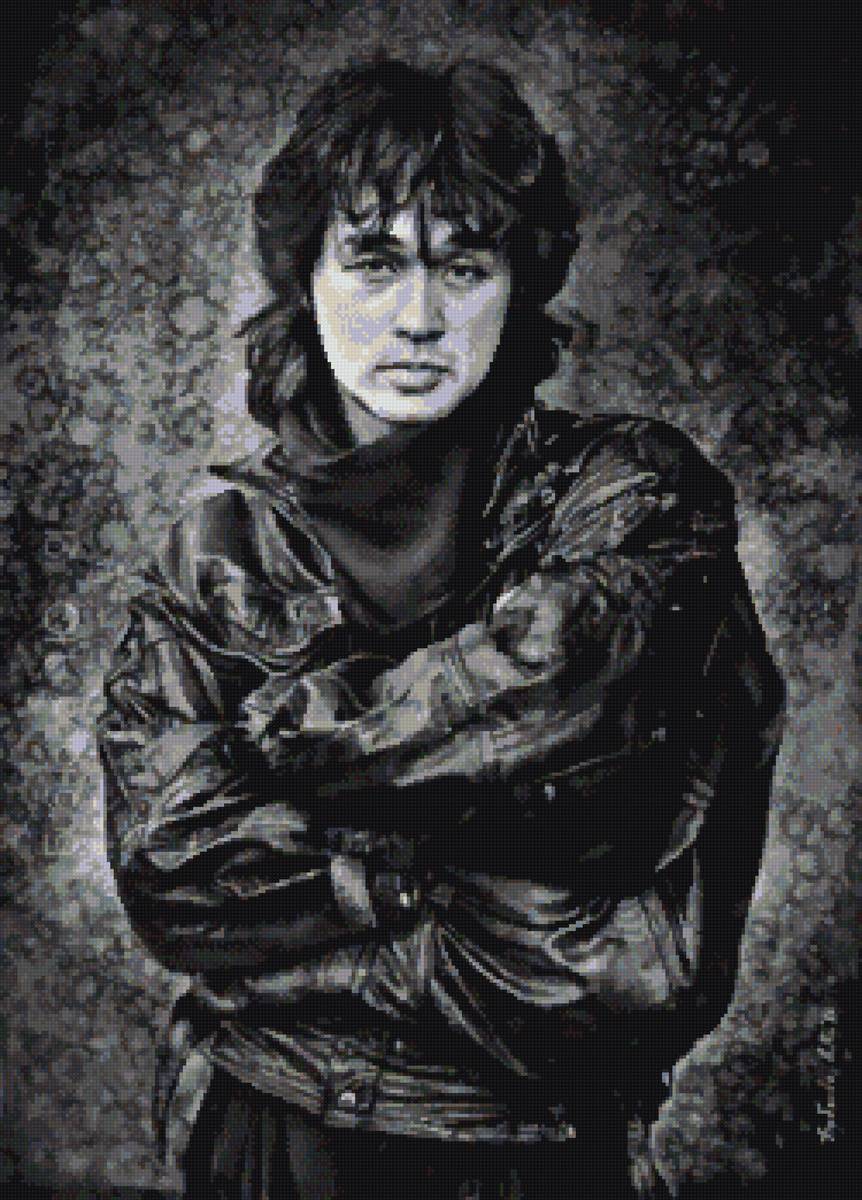 Виктор Цой - цой, музыкант, легенда, портрет - предпросмотр