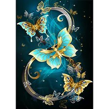 Оригинал схемы вышивки «бабочки» (№2671544)