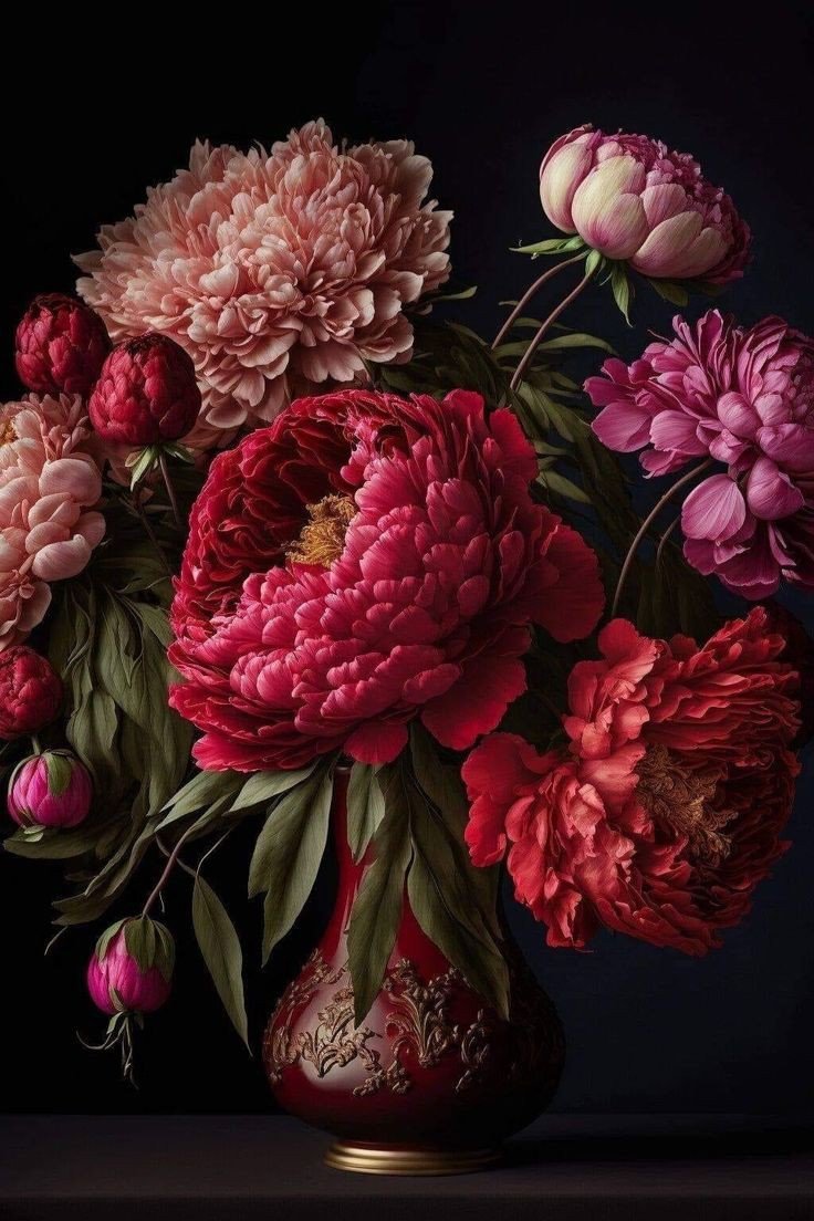 Пионы - оригинал