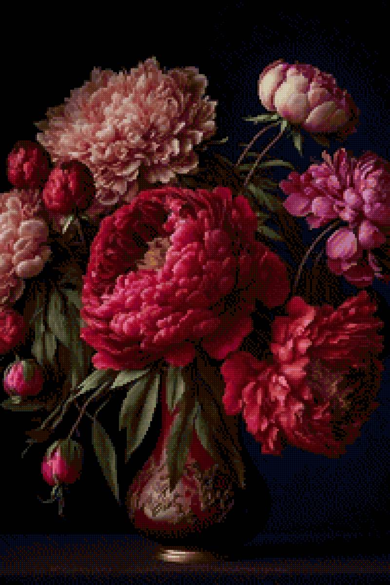 Пионы - предпросмотр