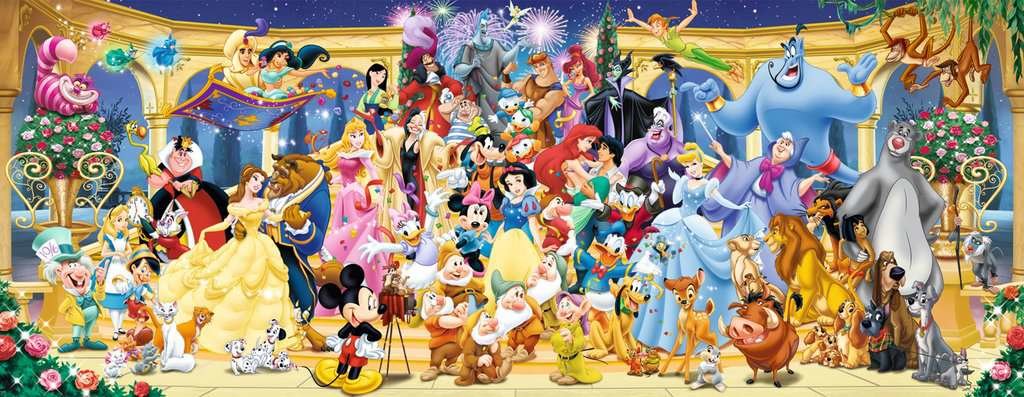 Tableau personnages disney bis - tableau, personnages, disney - оригинал