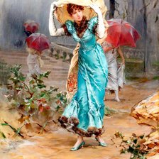 Схема вышивки «Se adapostesc de furtuna»