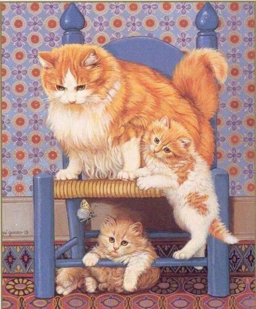 Кошачье семейство - кошачье семейство - оригинал