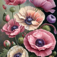 Схема вышивки «Цветы»