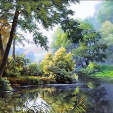 Схема вышивки «тихая заводь»