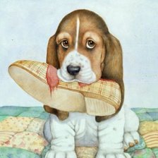 Схема вышивки «Собака»