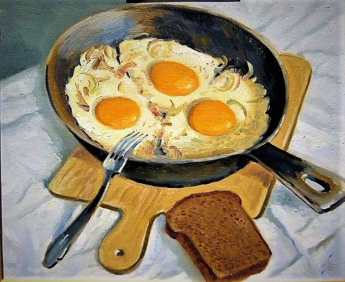 Завтрак - яичница, завтрак - оригинал