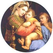 Схема вышивки «Madonna Tondo Raphael»