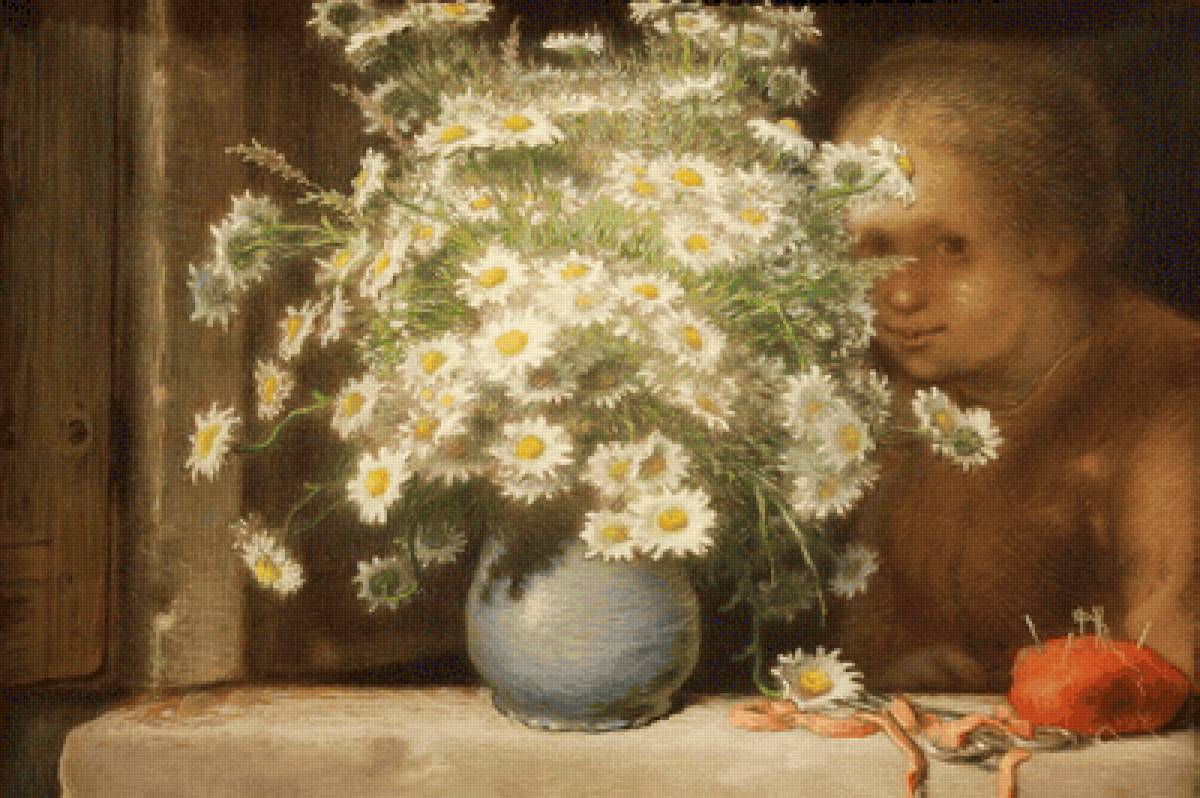 The Bouquet of Margueritas Jean-Francois Millet - the bouquet of margueritas jean-francois millet - предпросмотр