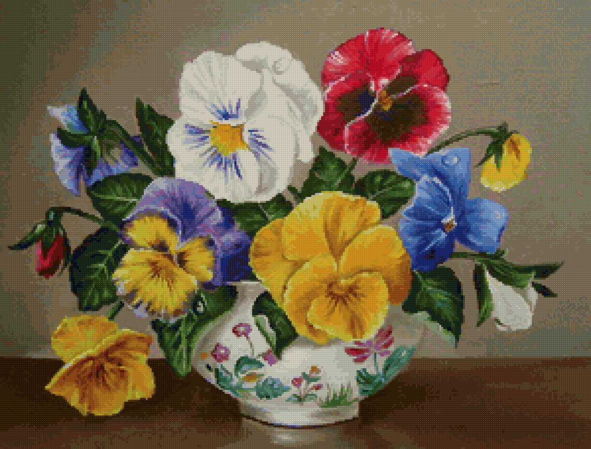 анютины глазки - предпросмотр