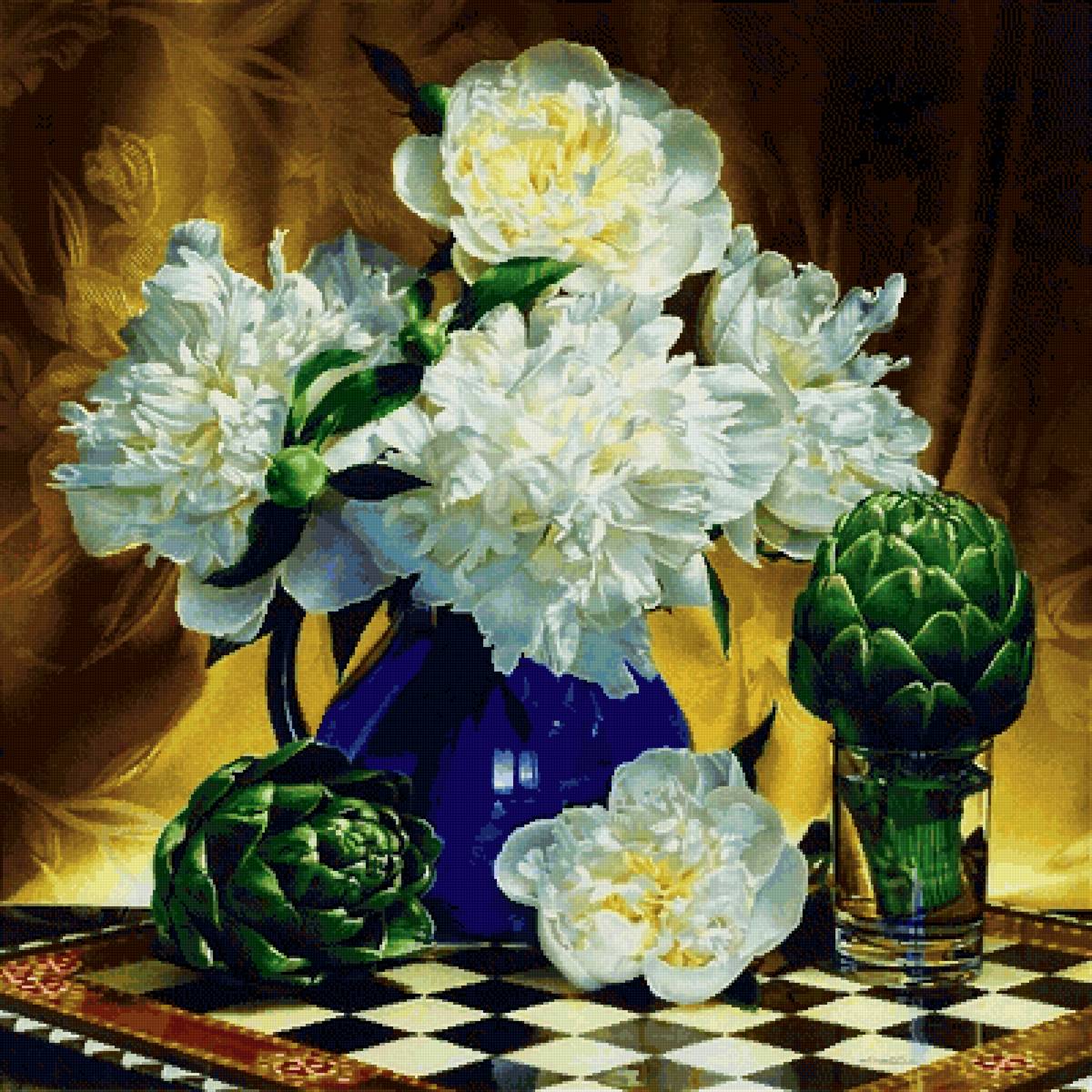 Букет пионов - предпросмотр