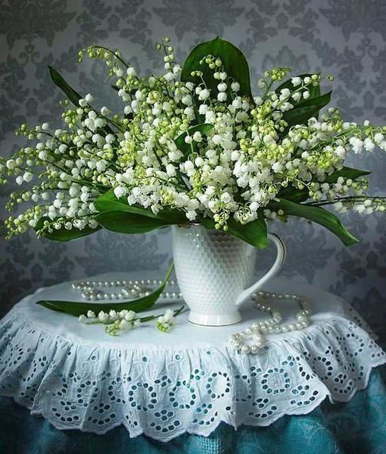 Ландыши - букет, цветы - оригинал