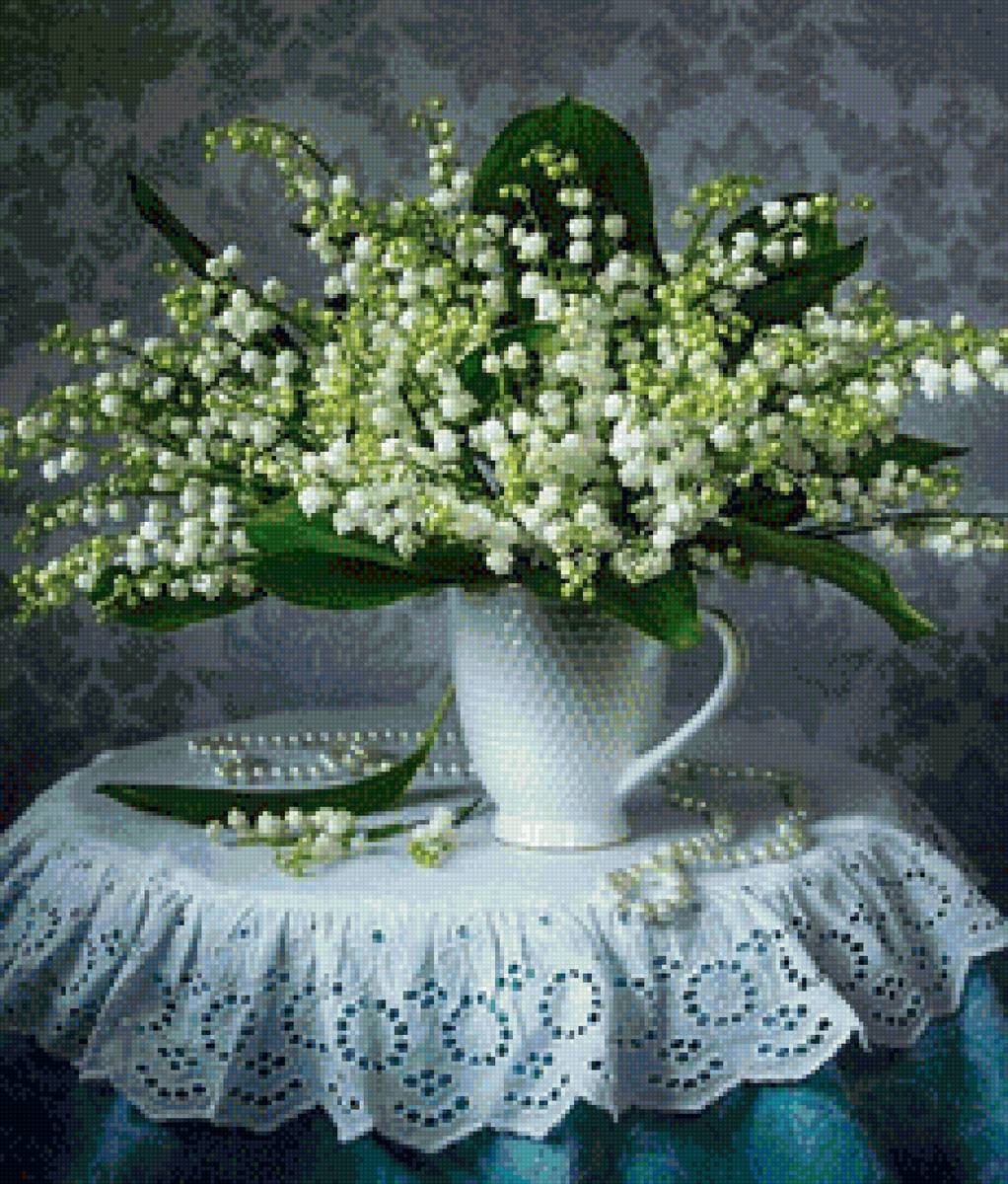 Ландыши - букет, цветы - предпросмотр