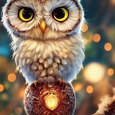 Схема вышивки «Baby owl 2»