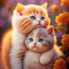 Схема вышивки «Mèo»