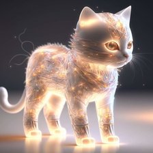 Схема вышивки «Mèo»