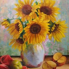 Схема вышивки «Suncokteti, cvece»