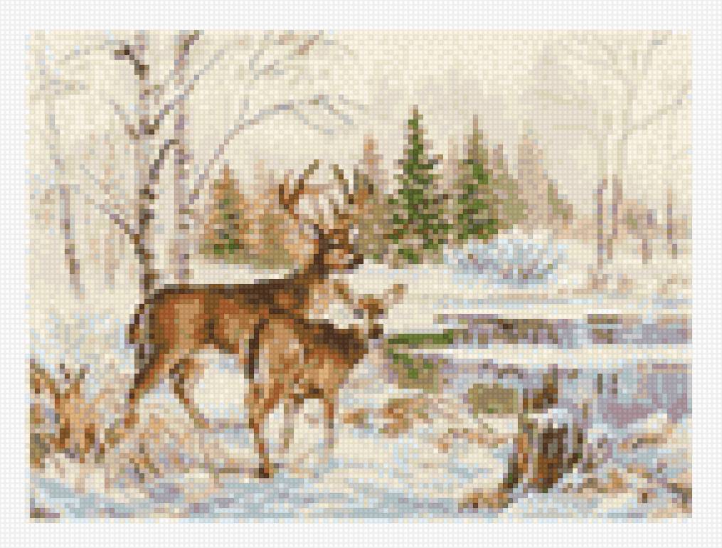 White Forest Lake กวางคู่กลางทะเลสาบขาว - предпросмотр