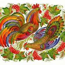 Оригинал схемы вышивки «Птици» (№2679907)