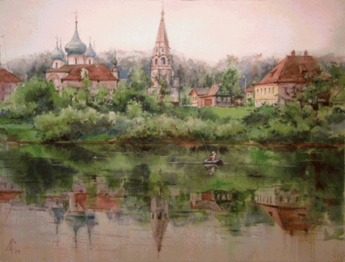 Утро в Гороховце - утро, старый город - предпросмотр