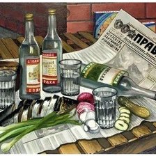 Схема вышивки «натюрморт  "на троих"»