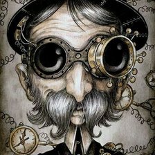 Схема вышивки «Гость из будущего»