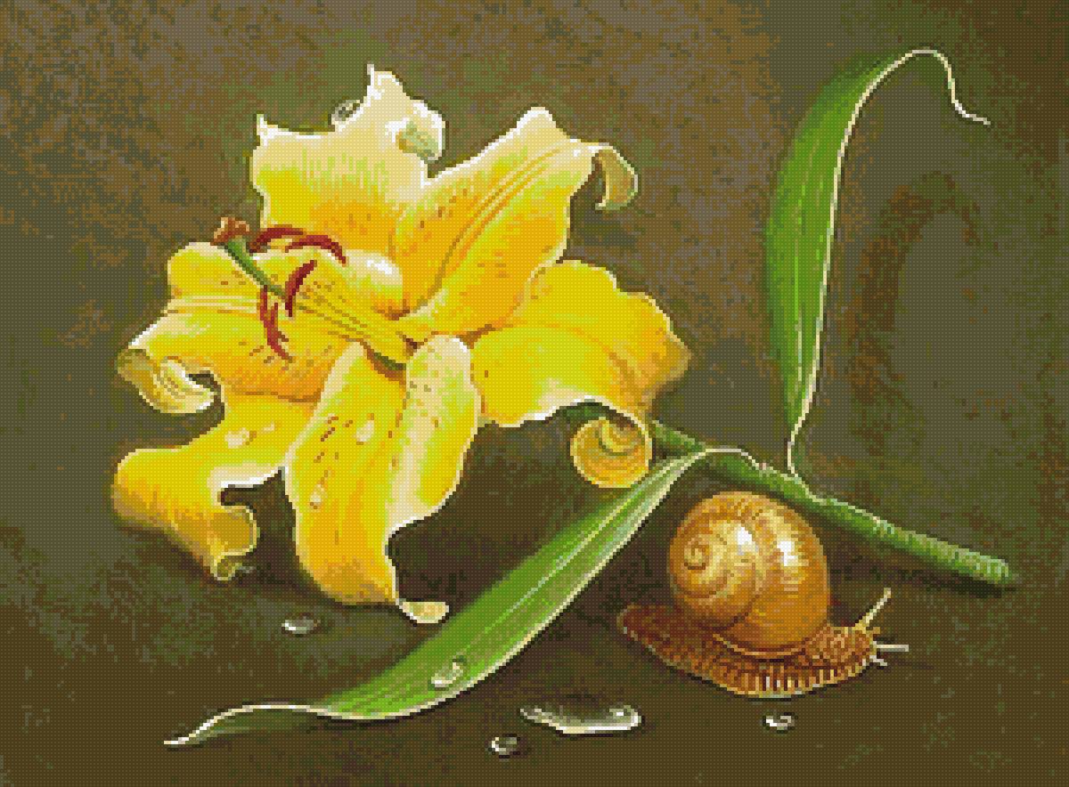 лилия и улитка - предпросмотр