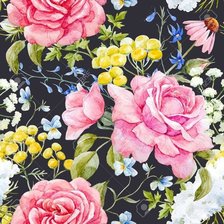 Схема вышивки «подушка розы»