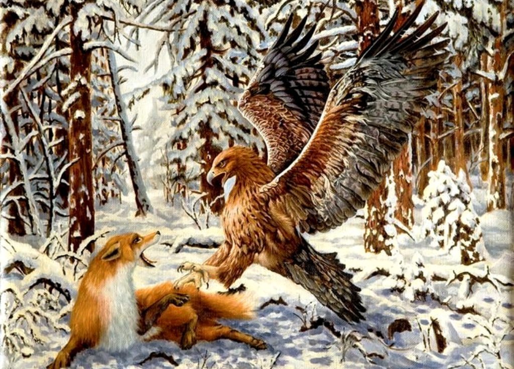 орел и лиса - оригинал