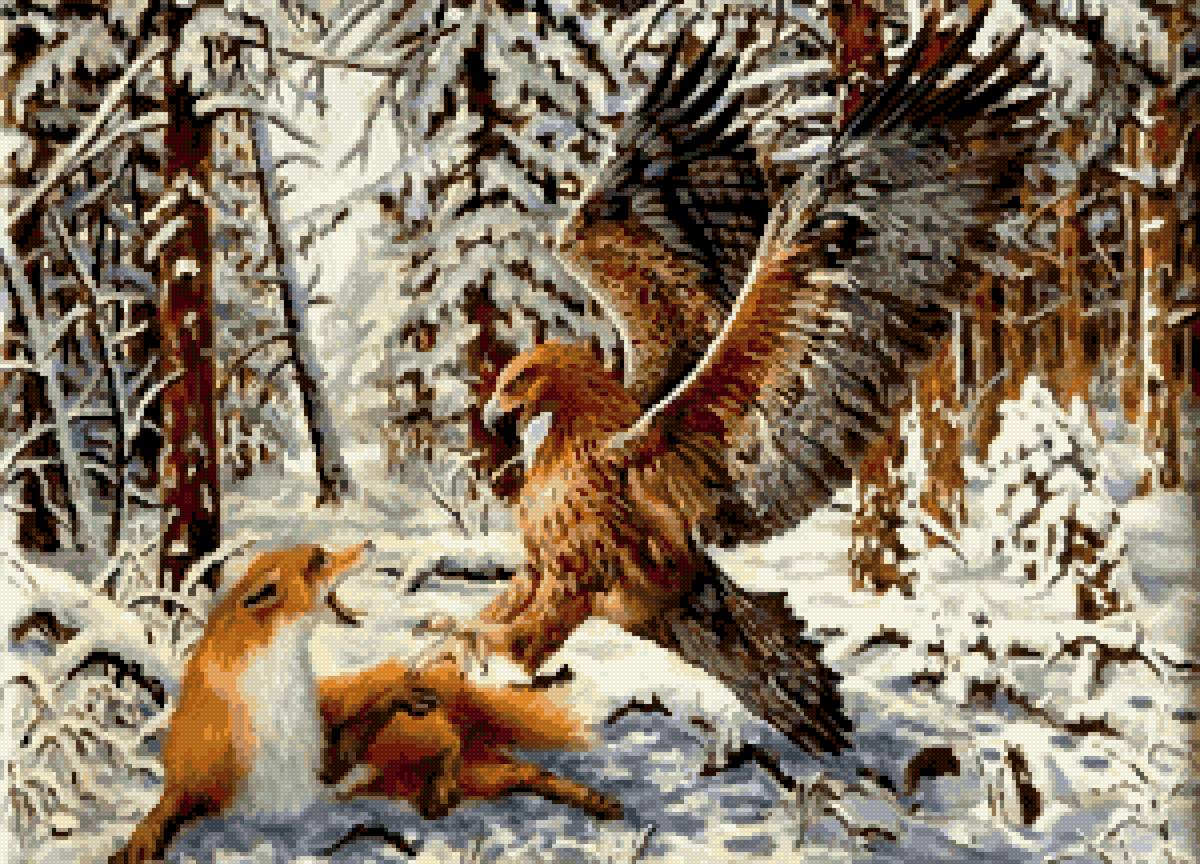 орел и лиса - предпросмотр