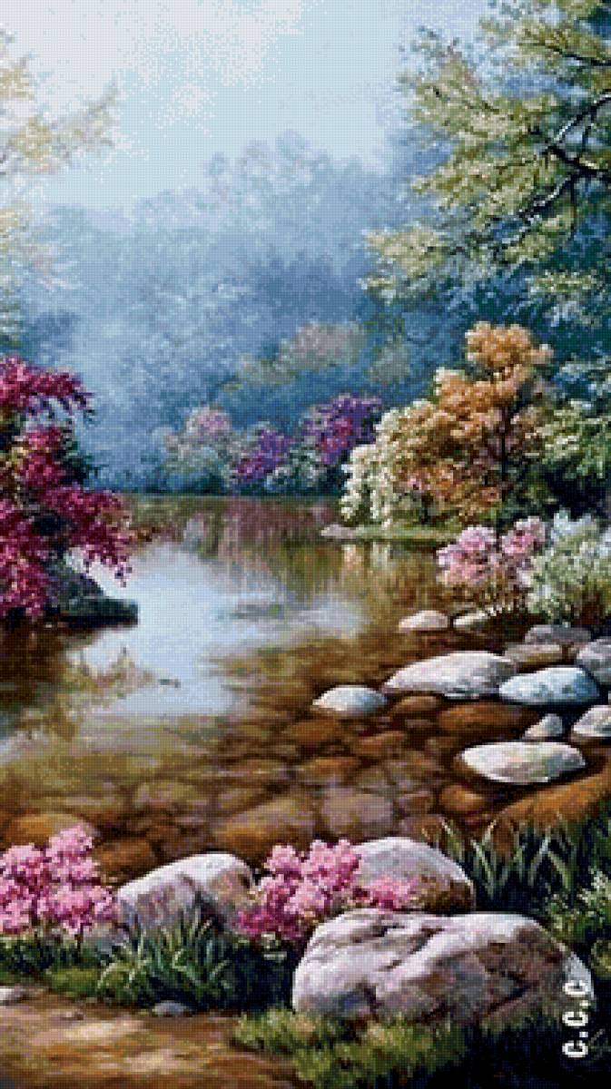 Райский уголок - озеро, лес - предпросмотр