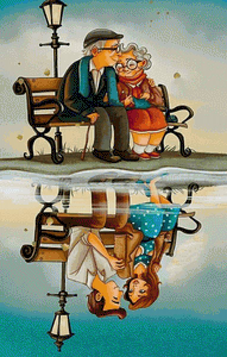 ancianos - joven paso del tiempo, ancianos - предпросмотр