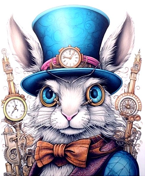 Стимпанк кролик - оригинал