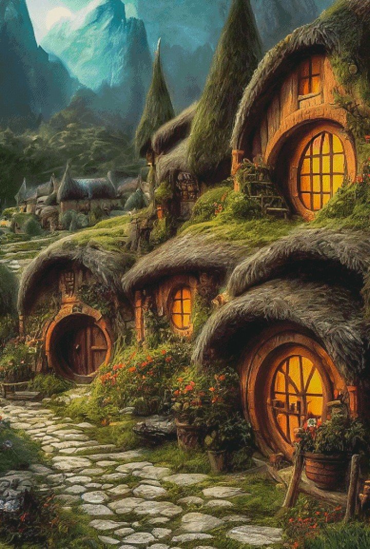 хобитания - фентази - оригинал