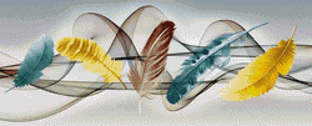 Парящие перья - предпросмотр