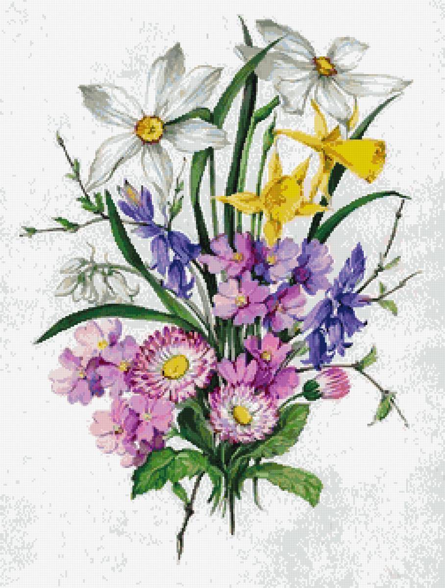 весенний букет - предпросмотр